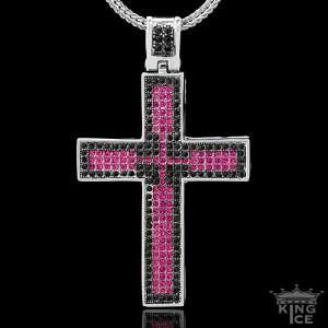   Iced Out Cubic Zirconia CZ Cross Pendant  Hip Hop Jewelry Jewelry