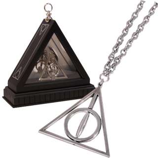   Deathly Hallows Xenophilius Lovegood Necklace Rotating Center  