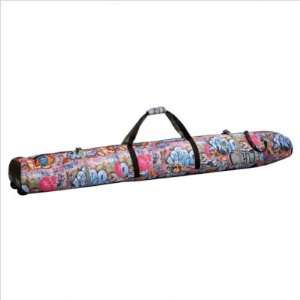   Wheeled Padded Double Ski Bag   190 cm Color Graffiti Toys & Games