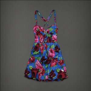 Abercrombie & Fitch Womens Dress Blue Floral