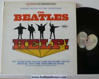 Beatles Help LP SMAS 2386 Apple Label US Gatefold Stereo  