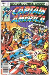 Captain America Comic Book #242, Marvel 1980 FINE+  