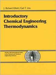 Introductory Chemical Engineering Thermodynamics, (0130113867), J 