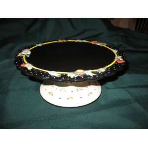  Mary Englebreit Oh so Breit Footed Cake Stand 