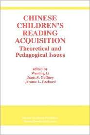 Chinese Childrens Reading Acquisition Theoretical and Pedagogical 