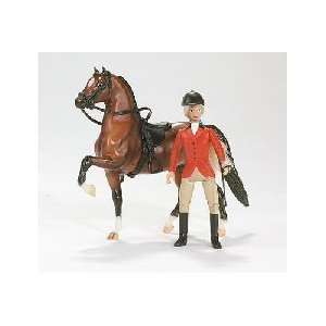  ENGLISH SHOW HORSE & RIDER SET by Breyer Toys & Games