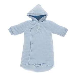   Baby Boy Teddybear Hooded Pram One Size Fits All Newborn & Up Baby