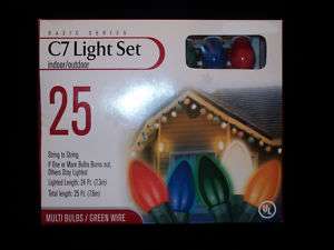 Basic Series 25L C7 Christmas Light Set ~ MIB  
