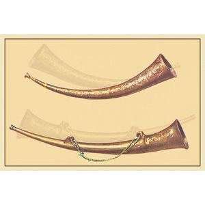  Vintage Art Burgmote Horns   16521 9
