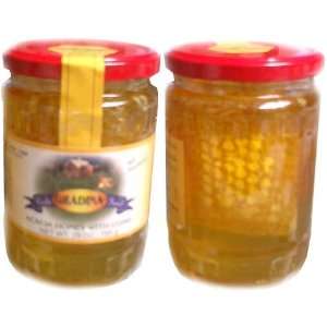 Acacia Honey with Comb (Gradina) 25oz (709g)  Grocery 