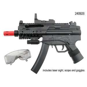  MP5 A7D AIRSOFT RIFLE W/ LASER/SCOPE/GOGGLES Sports 