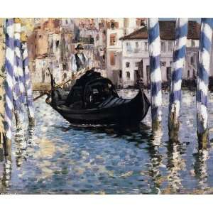  paintings   Edouard Manet   24 x 20 inches   The Grand Canal, Venice 
