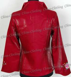 Noble Embroidery Women Jacket/Blazer Red XL/Sz.18 6370  