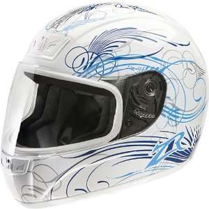  Z1R Phantom Monsoon Full Face Motorcycle Helmet White 