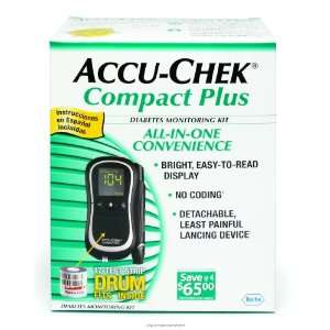  ACCU CHEK Compact Plus Blood Glucose Monitoring System (1 