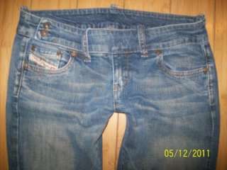   Low Rise DIESEL INDUSTRY Cherone Trouser Jeans Sz 28 x 32  