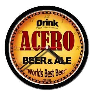  ACERO beer and ale wall clock 