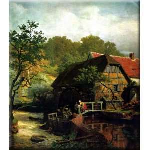   14x16 Streched Canvas Art by Achenbach, Andreas