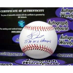  Bucky Dent Autographed Ball   Autographed Baseballs 