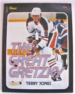 GREAT GRETZKY PAPERBACK BOOK HOCKEY by TERRY JONES 1980  