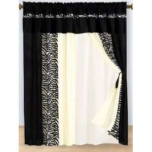   Window Curtain / Drape Set with panels/sheers/valance/tassels Home