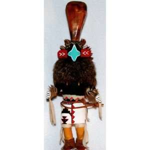   Hand Carved Native American Kachina Doll Walking Stick Everything