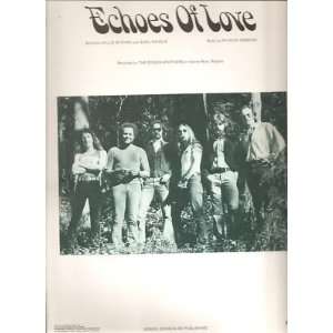    Sheet Music Echoes Of Love The Doobie Brothers 178 