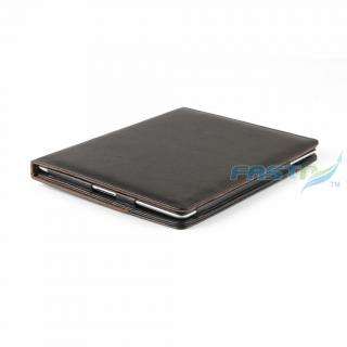   LEATHER CASE COVER FOR APPLE IPAD 2 + SCREEN PROTECTOR +STYLUS  