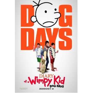  Diary Of Wimpy Kids Dog Days Advance Movie Poster Double 