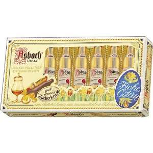 Asbach 8 Pc Brandy Bottle in Easter Gift Grocery & Gourmet Food