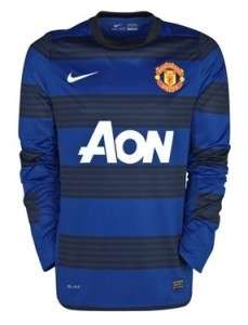   Manchester United Football Club Away Long Sleeve Soccer Jersey  