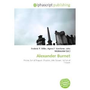  Alexander Burnet (9786133846715) Books