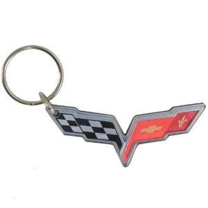  C6 Corvette Acrylic Keychain Automotive