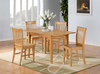 5PC RECTANGULAR KITCHEN DINETTE SET TABLE & 4CHAIRS  