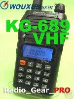 WOUXUN KG 689 VHF 136 174 w/ FM RADIO + Earpiece KG689  