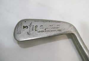 George Nicholl Golf Club, Scotland, Leather #3 Iron  