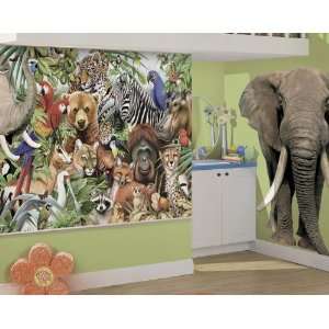  Jungle Animals Peel & Stick Accent Elephant
