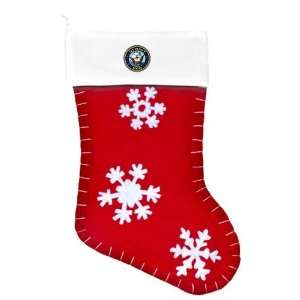   Stocking Red US Navy Mom Bald Eagle Anchor and Ship 