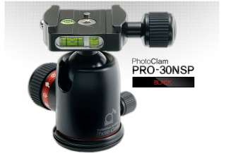 New PhotoClam PRO PC 30NSP SLR Camera Ball head black  