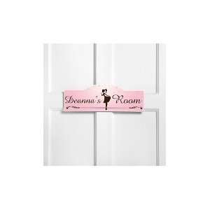  Personalized Girly Girl Kids Room Sign 