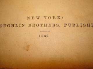 ANTIQ.1882 ROBINSON CRUSOE COLOR ILLUSTRATED BOOK~*  