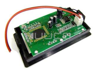 Digital Voltmeter Panel DC 7.5 30V LCD Car Electromobile Voltage Meter 