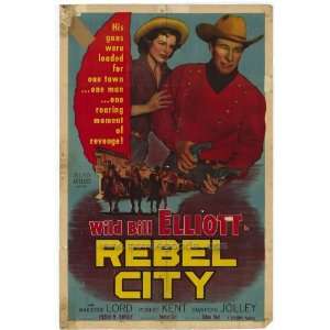  Rebel City (1953) 27 x 40 Movie Poster Style A