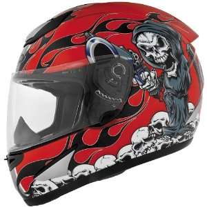  Cyber Reaper with Gun US 39 On Road Motorcycle Helmet w 