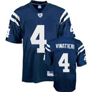 Adam Vinatieri Youth Jersey Reebok Blue Replica #4 Indianapolis Colts 
