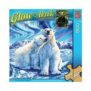  Polar Bear Lights Glow Puzzle 500 Pcs Toys & Games
