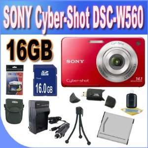 Sony Cyber Shot DSC W560 14.1 MP Digital Still Camera with Carl Zeiss 