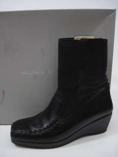 STEPHANIE KELIAN Leather Mid Calf Boots Sz 6.5 BOX  