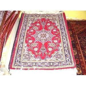  2x3 Hand Knotted Isfahan/Esfahan Persian Rug   23x35 