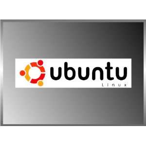  Ubuntu Linux Logo Vinyl Decal Bumper Sticker 2 X 8 